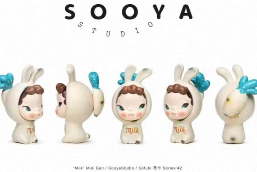 SooyaStudio Milk Mini Ban ソフビ New TTE 2025 Sooya Studio Mini Ban Candy limited Qty – MyTinyToyStore