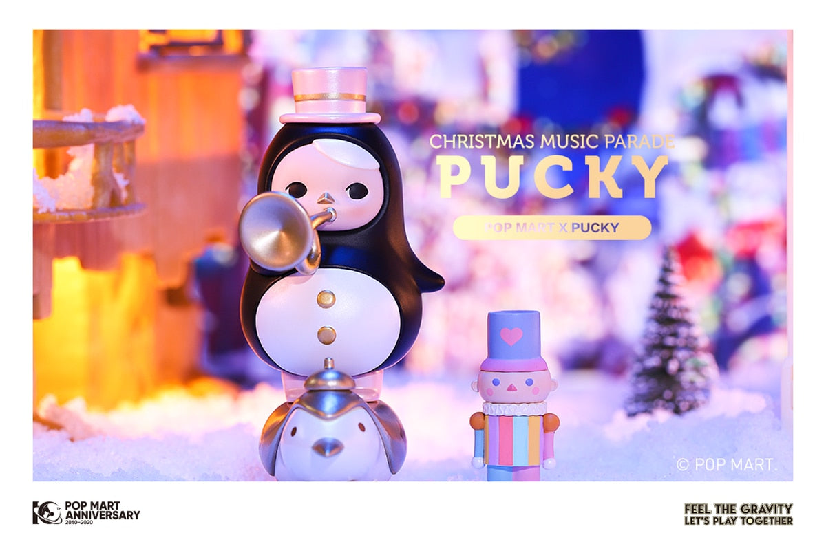 POPMART x Christmas Pucky 2020 Blind box set - open box