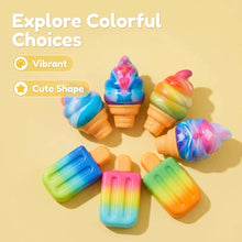Load image into Gallery viewer, Rainbow ice cream &amp; popsicles Squishy