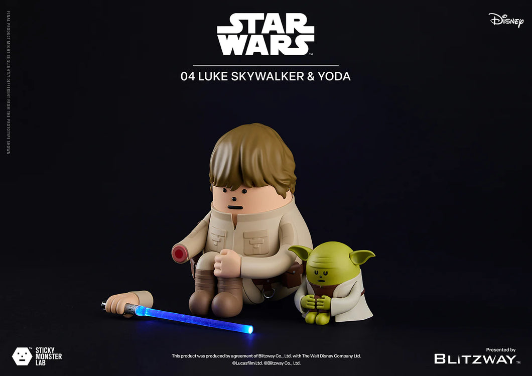 Sticky Monster Lab x Star Wars 04 Luke Skywalker & Yoda