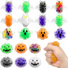 Load image into Gallery viewer, Preorder Halloween Pumpkin &amp; Ghost Squeeze Fidget Balls - Assorted 1pc