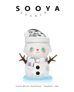 SooyaStudio man 雪人 Emo フィギュア Sooya Studio Snowman Emo limited Qty – MyTinyToyStore