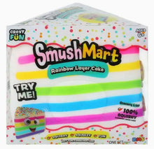 Load image into Gallery viewer, Preorder Rms® Smushmart™ Giant Rainbow Cake Slice Squishy 1pc