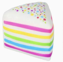 Load image into Gallery viewer, Preorder Rms® Smushmart™ Giant Rainbow Cake Slice Squishy 1pc