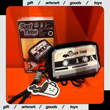 Load image into Gallery viewer, Preorder SAD TIME Cassette tape coin bag plush