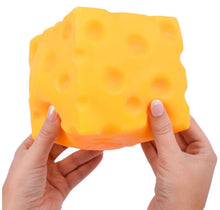 Load image into Gallery viewer, Giggle Zone Squishy Cheese Block, 1.0 ea