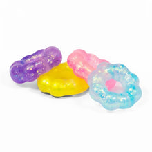 Load image into Gallery viewer, Preorder Glitter Flower Ring Squishy