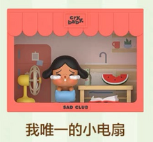 Load image into Gallery viewer, Preorder Crybaby Sad Club Scene set Blind box series Open box