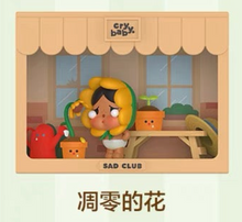 Load image into Gallery viewer, Preorder Crybaby Sad Club Scene set Blind box series Open box