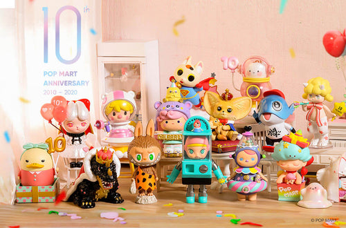 POPMART 10th Anniversary Blind box sereis - open box