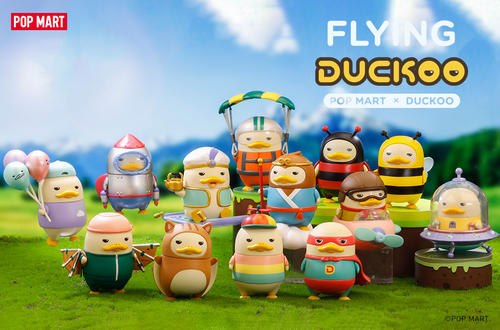 Popmart x Duckoo Flying series - open box