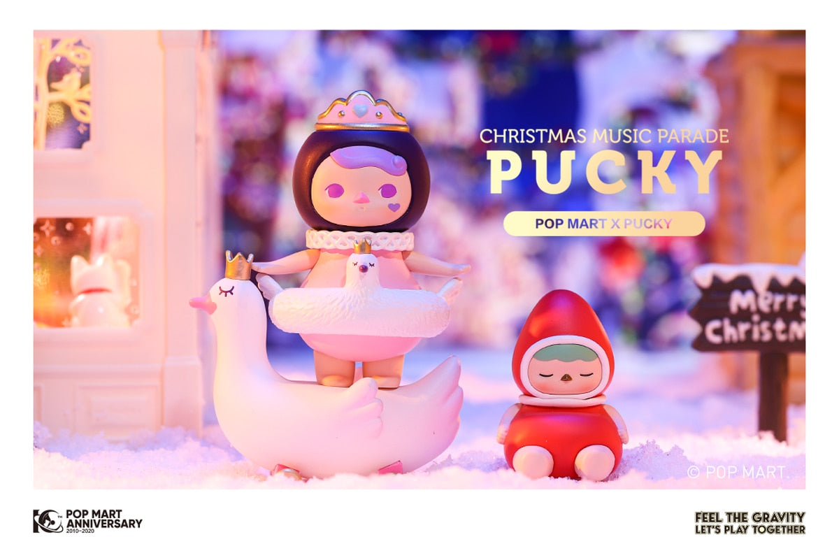 POPMART x Christmas Pucky 2020 Blind box set - open box