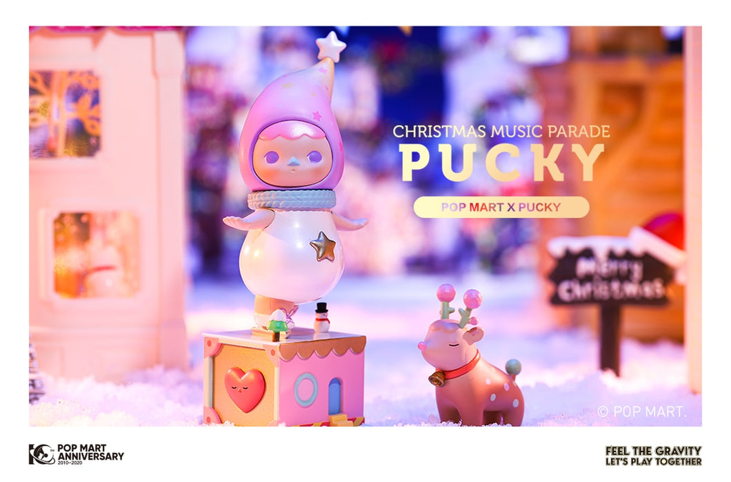 POPMART x Christmas Pucky 2020 Blind box set - open box