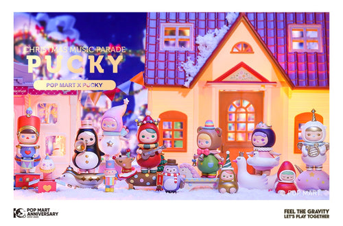 POPMART x Christmas Pucky 2020 Blind box set - open box