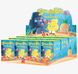 Popmart x Labubu X Spongebob blind box series
