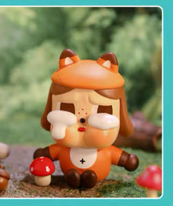 Popmart x Crybaby The Woods blind boxes series Open box