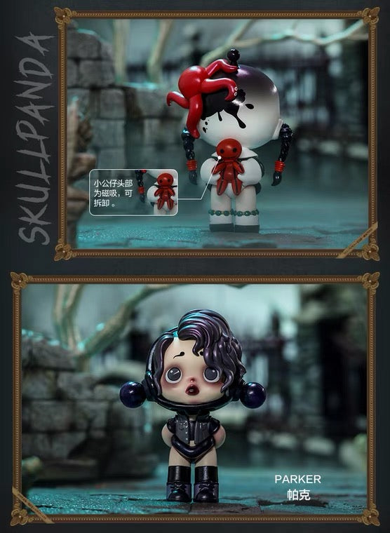 Preorder Popmart SkullPanda x Addams Family Blind box series open